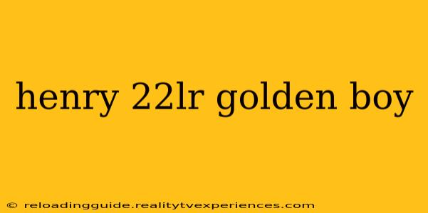 henry 22lr golden boy