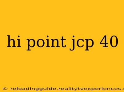 hi point jcp 40