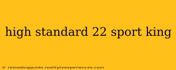 high standard 22 sport king