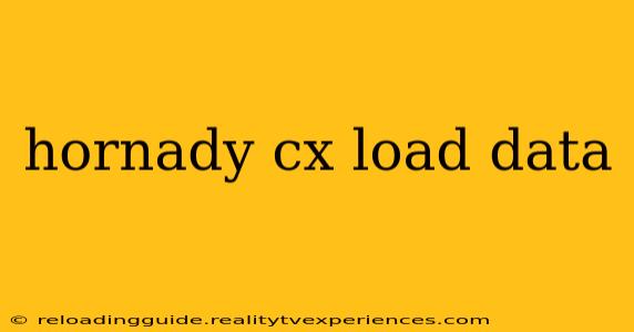 hornady cx load data