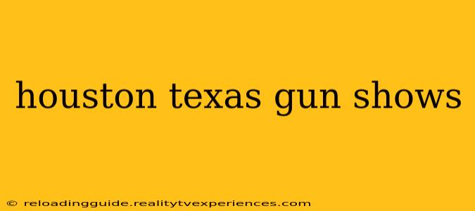 houston texas gun shows