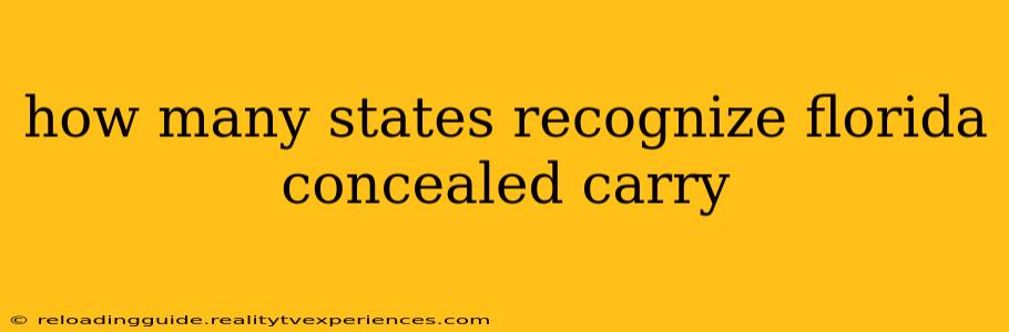 how many states recognize florida concealed carry