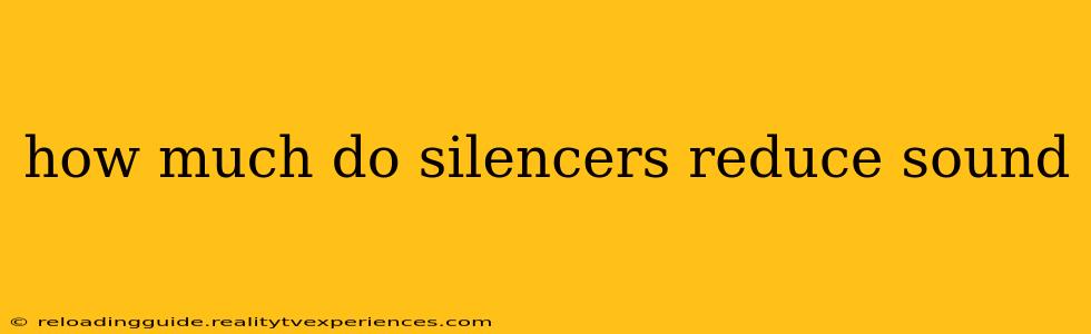 how much do silencers reduce sound