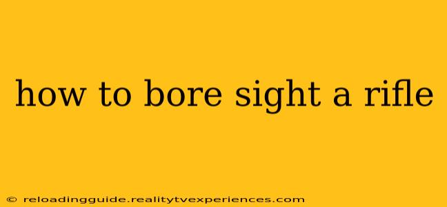 how to bore sight a rifle