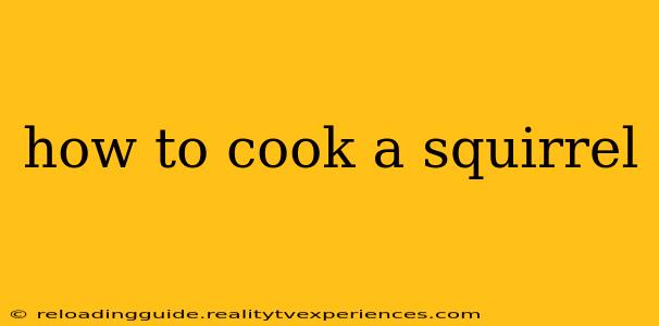 how to cook a squirrel