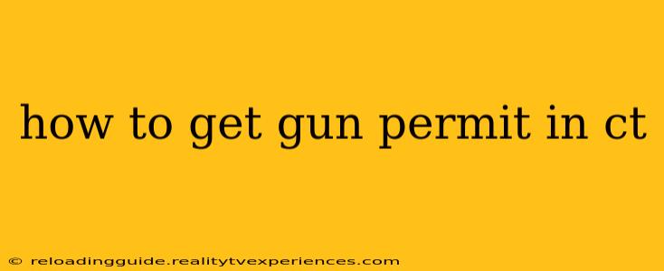 how to get gun permit in ct