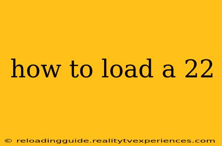 how to load a 22