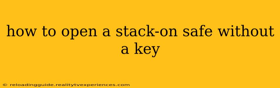 how to open a stack-on safe without a key