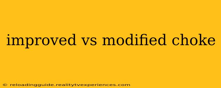 improved vs modified choke