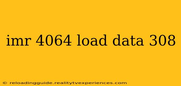 imr 4064 load data 308