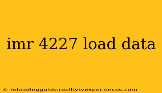 imr 4227 load data