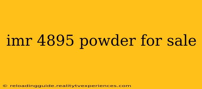 imr 4895 powder for sale