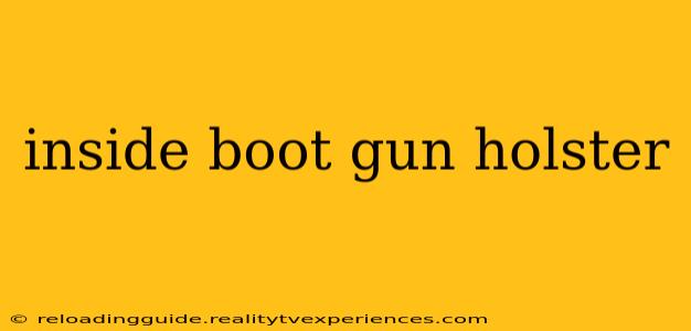 inside boot gun holster