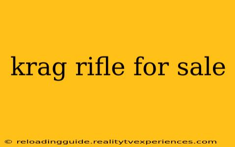 krag rifle for sale