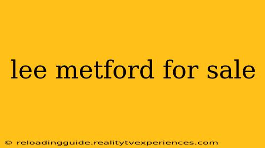 lee metford for sale