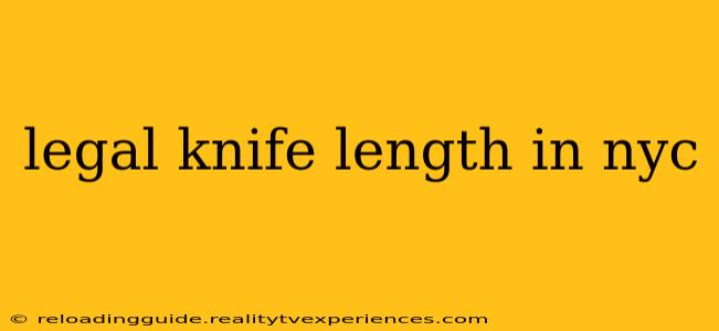 legal knife length in nyc