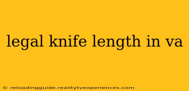 legal knife length in va