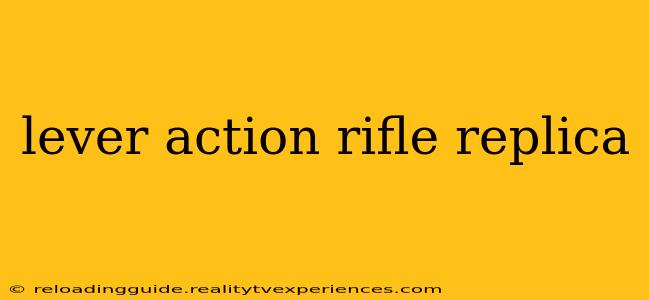 lever action rifle replica