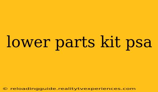 lower parts kit psa