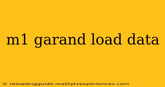 m1 garand load data