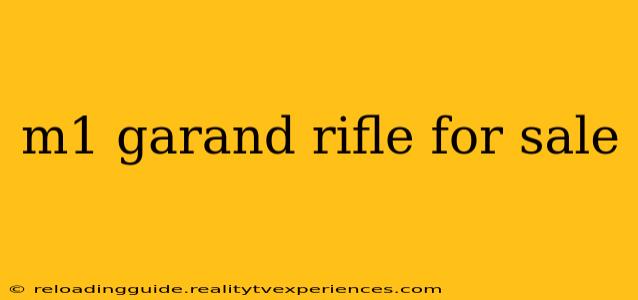 m1 garand rifle for sale