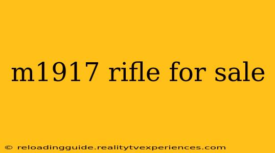 m1917 rifle for sale