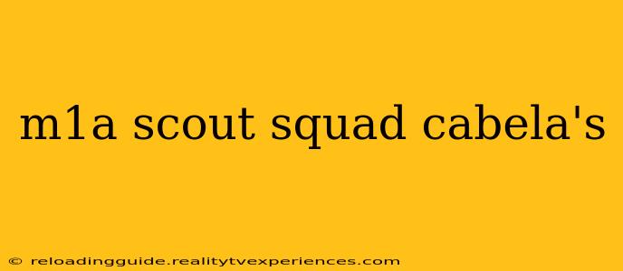 m1a scout squad cabela's