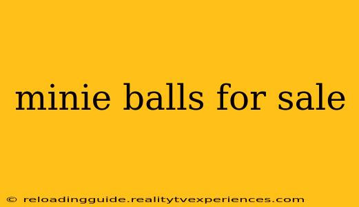 minie balls for sale