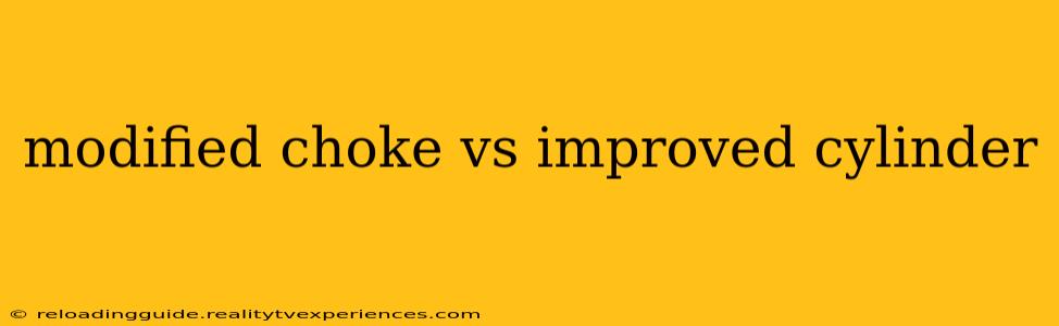 modified choke vs improved cylinder