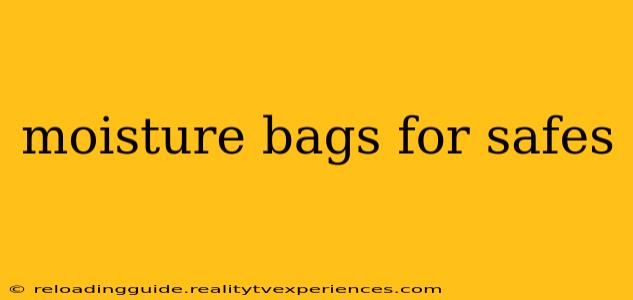 moisture bags for safes