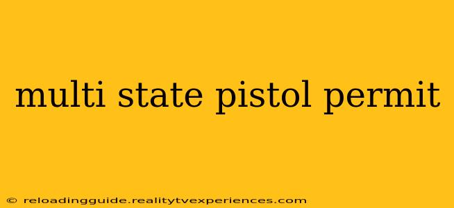 multi state pistol permit