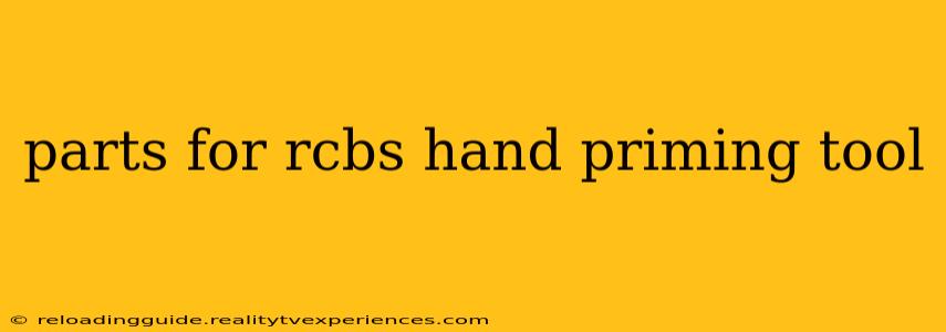 parts for rcbs hand priming tool