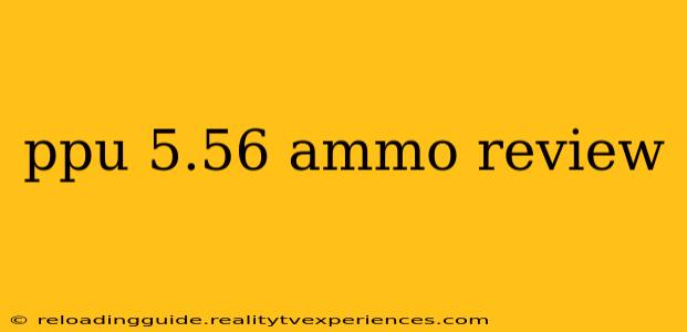 ppu 5.56 ammo review