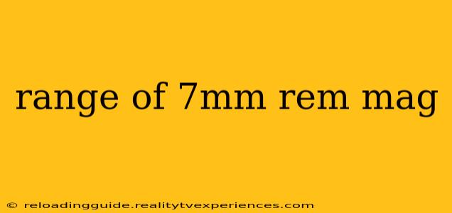 range of 7mm rem mag