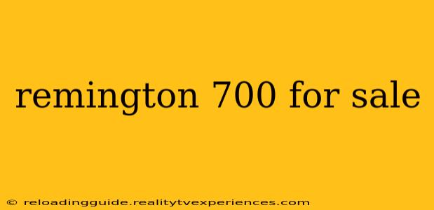 remington 700 for sale