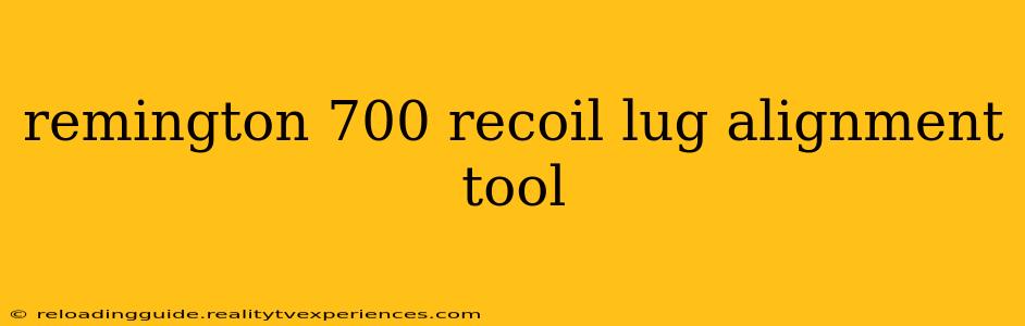 remington 700 recoil lug alignment tool