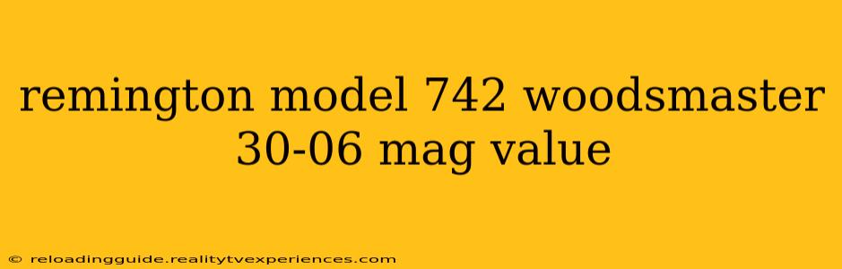 remington model 742 woodsmaster 30-06 mag value