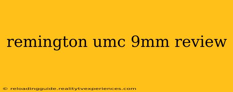 remington umc 9mm review