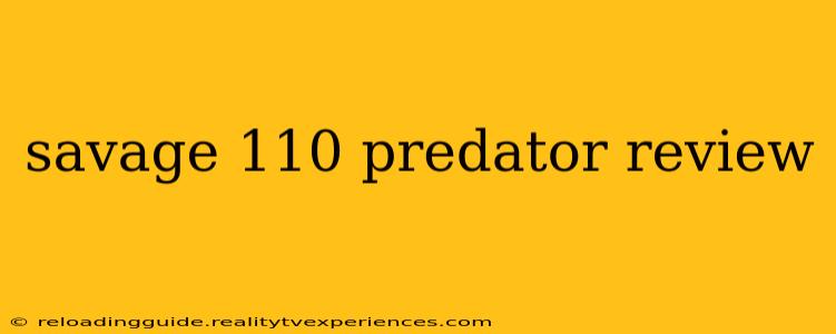 savage 110 predator review