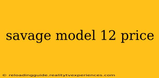 savage model 12 price