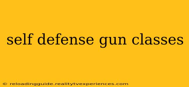 self defense gun classes