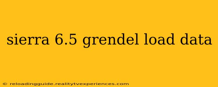 sierra 6.5 grendel load data