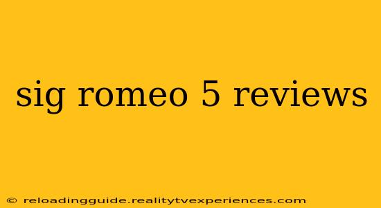 sig romeo 5 reviews