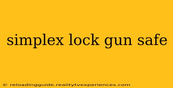 simplex lock gun safe