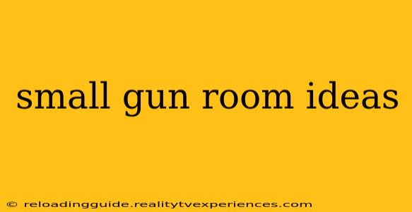 small gun room ideas