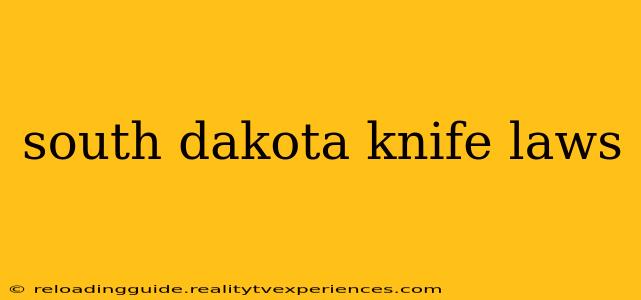 south dakota knife laws