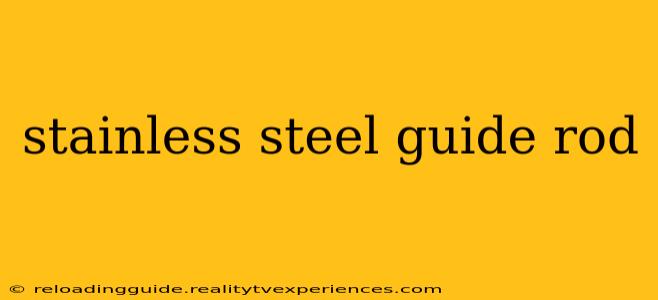 stainless steel guide rod