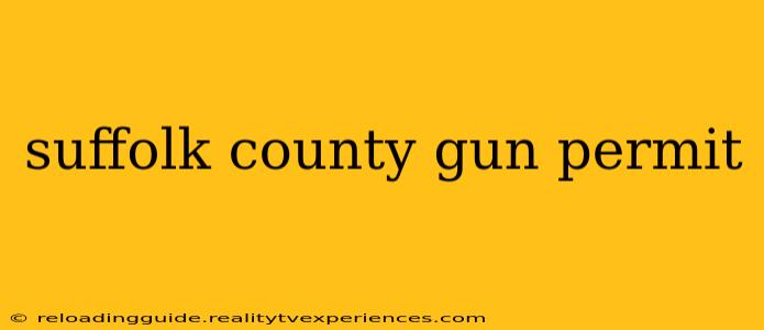 suffolk county gun permit