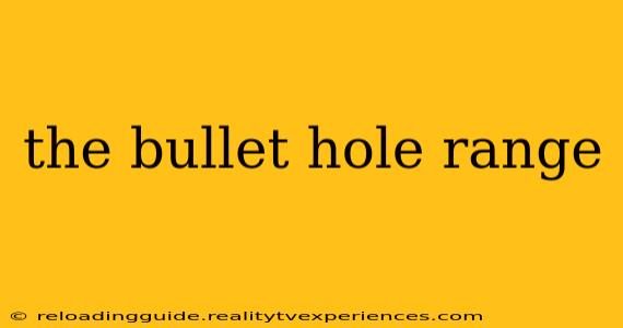 the bullet hole range