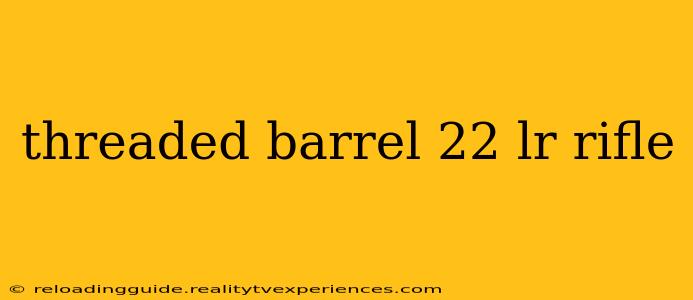 threaded barrel 22 lr rifle